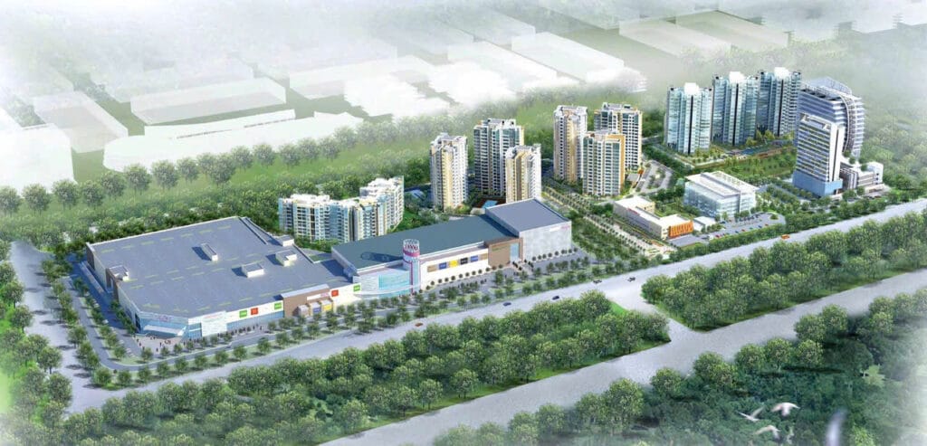 vị trí dự án liền kề aeon mall thuận an