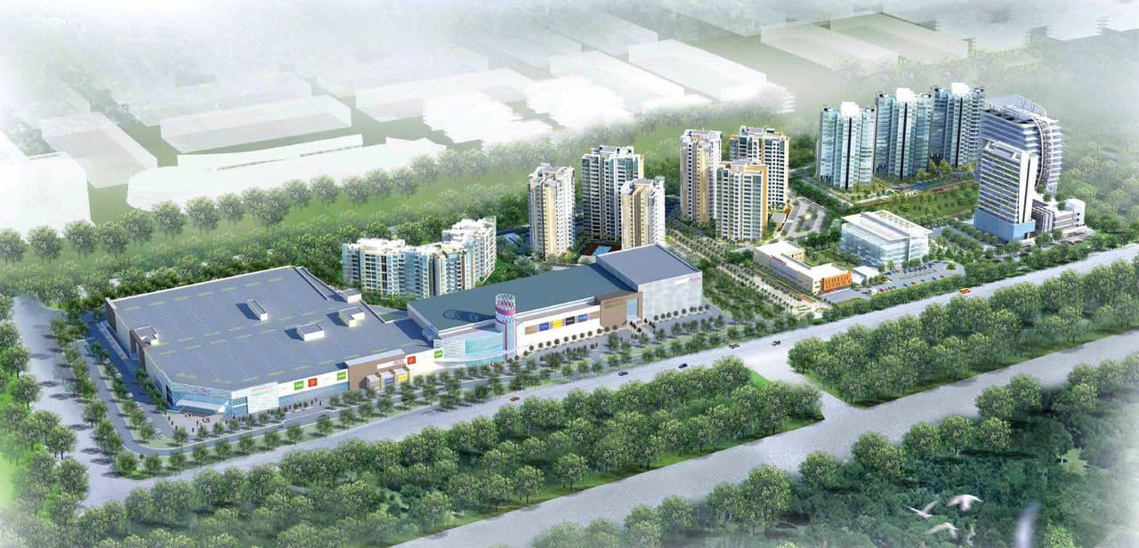 vị trí dự án liền kề aeon mall thuận an