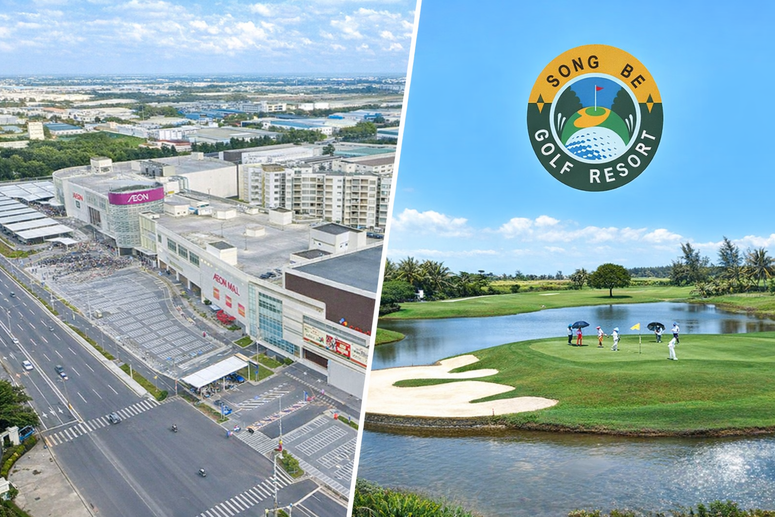 Đối diện AEON Mall & gần Sân Golf Sông Bé