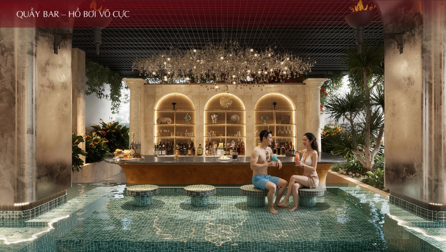 Tiện ích nội khu Khải Hoàn Imperial Bình Dương hồ bơi resort và công viên