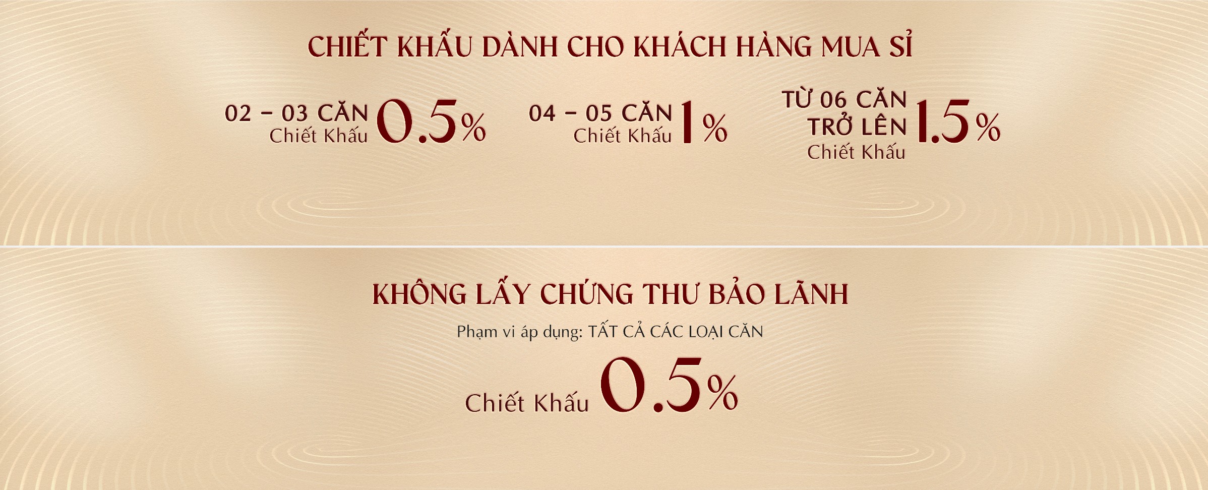 Chính sách bán hàng mới nhất tại Khải Hoàn Imperial